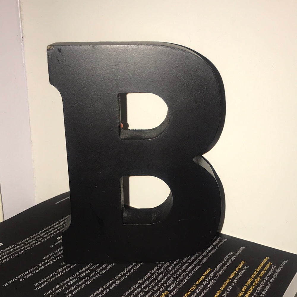 Wooden Letter “B”